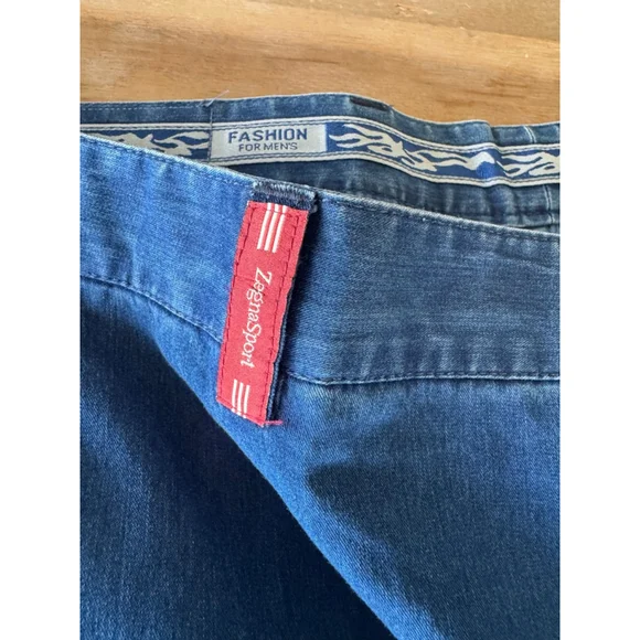 Zegna Sport Men's Blue Denim Pants Waist 44 - Picture 2 of 15